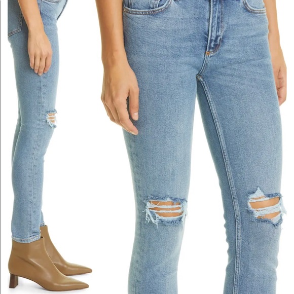 NWT Anine Bing Gabe Ripped Jeans 26 - Picture 2 of 13